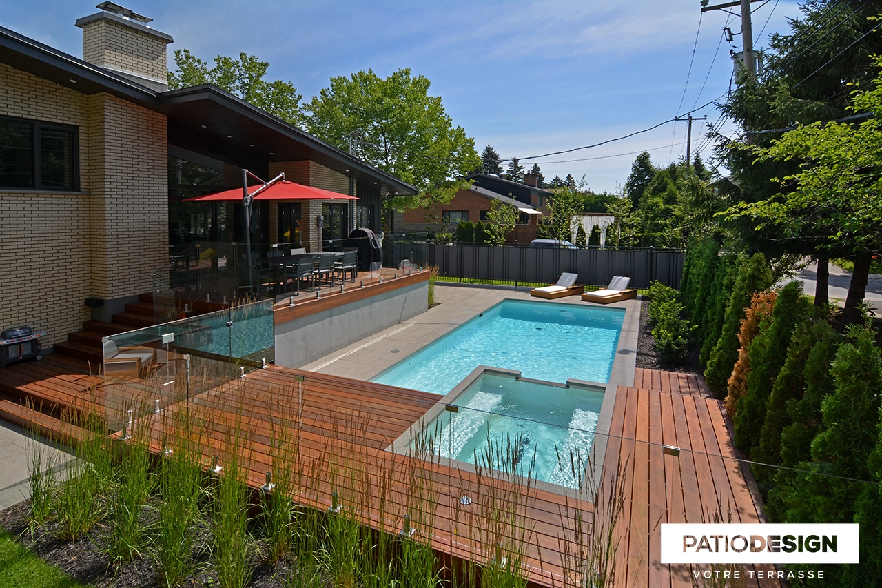 Patio en bois par Patio Design inc.