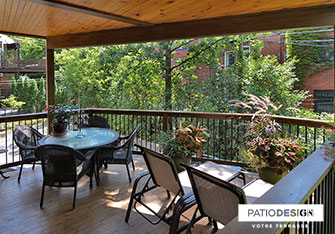 Patio en bois par Patio Design inc.