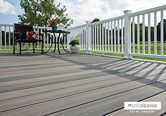 Terrasse Fiberon par Patio Design inc.