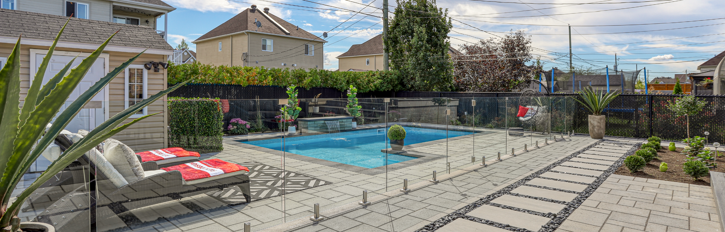 Piscine creusée Patio Design